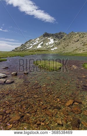 View Of The Surrounding Area Of Peñalara Mountain In Madrid (spain)