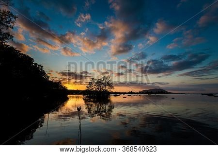 Sunset On Mot Island Phuquoc