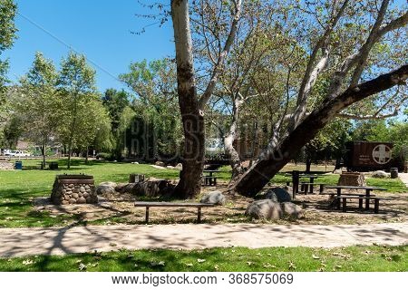 Old Poway Park And Village, Poway, California. Usa April 18th, 2020