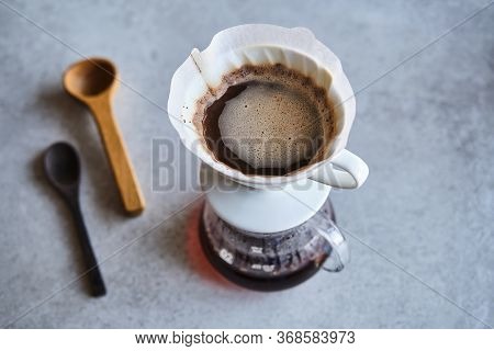 Making Pour-over Coffee With A Hario V60 Dripper