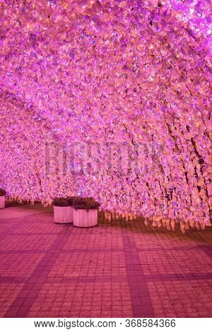 Pink Sequin Tunnel, Pink Sequins, Christmas Decoration