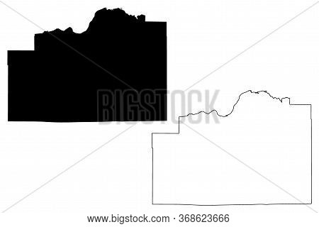 Cassia County, Idaho (u.s. County, United States Of America, Usa, U.s., Us) Map Vector Illustration,