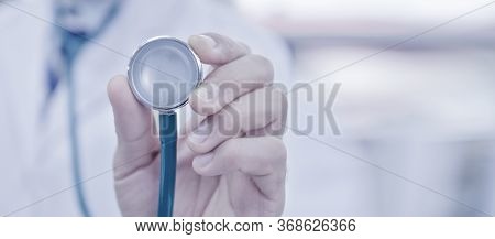 Close Up Hand Holding Stethoscope,doctor Stethoscope