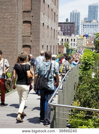 New York City hohe Linie