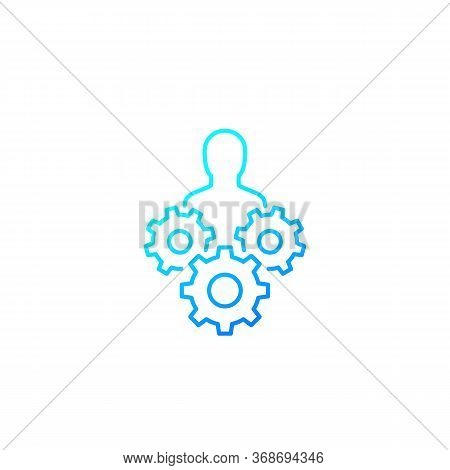 Abilities, Skills Icon, Line Vector, Eps 10 File, Easy To Edit