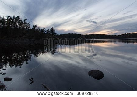 The View Of Nature At Tyresta National Park, Sweden.