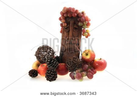 Äpfel und Leiter