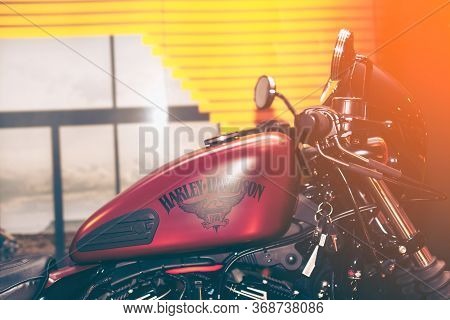 I-san Big Bike Expo 2017 . Udonthani,thailand 26 May 2017.

Logo Of Harley Davidson Motorcycles On A
