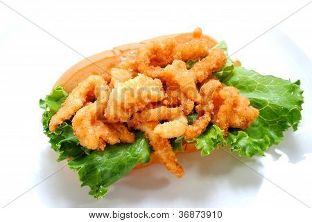 Chutné smažené škeble Roll