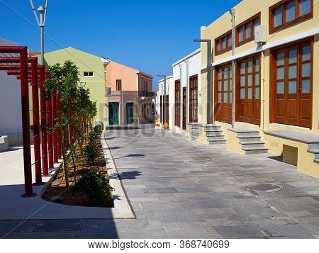 The Renovated Area Of The Old City Of As Part Of 2017 European Capital Of Culture (ktima) Paphos Cyp