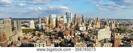 Aerial View Of Downtown Brooklyn. New York City. Brooklyn Is The Most Populous Of New Yorks Five Bor