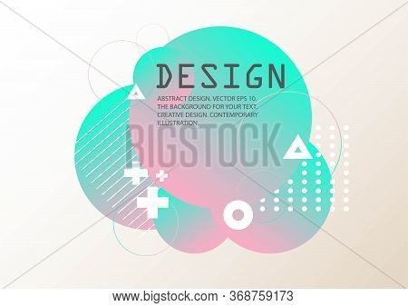 Bright, Abstract Background. Blue, Pink And Yellow Tints With A White Border.
Background For Posters