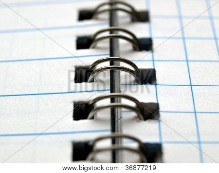Blank notebook page