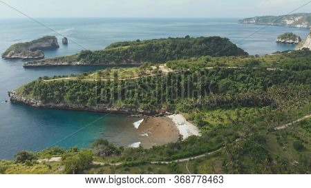 The Beautiful Islands Of The Island Of Nusa Penida. Close To Atuh Beach. Indonesia.