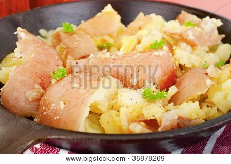 Aglio fracassato patata