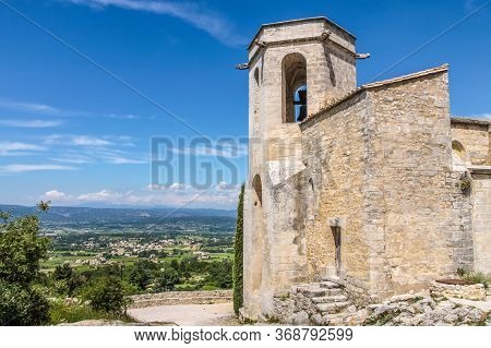 Old Church In The Village Of Oppede-le-vieux, Provence, France