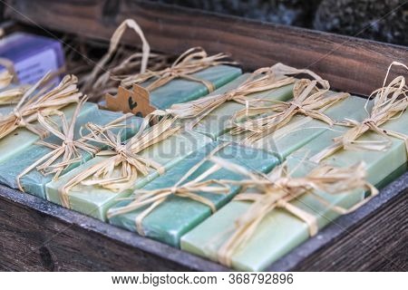 Rustic Soaps In The Village Of Oppede-le-vieux, Provence, France