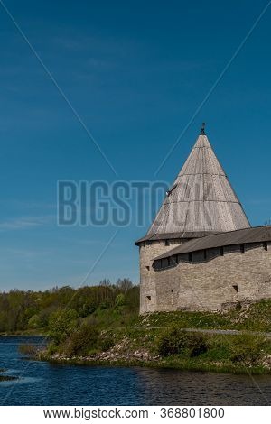 Ancient Historical Old Ladoga Fortress In The Village Of Staraya Ladoga, Volkhovsky District.