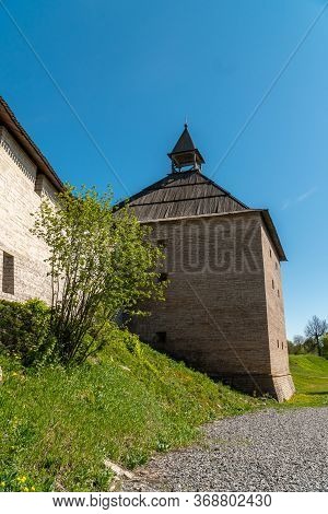 Ancient Historical Old Ladoga Fortress In The Village Of Staraya Ladoga, Volkhovsky District.