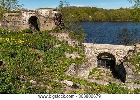 Ancient Historical Old Ladoga Fortress In The Village Of Staraya Ladoga, Volkhovsky District.