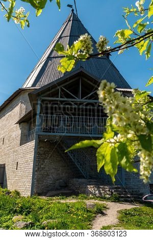 Ancient Historical Old Ladoga Fortress In The Village Of Staraya Ladoga, Volkhovsky District.