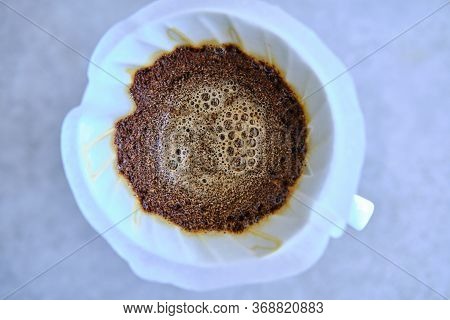 Brewing Pour Over Coffee With A Coffee Dripper