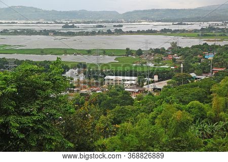 Rizal, Ph - Aug 25 - Overview Of Rizal Province In Daytime On August 25, 2012 In Baras, Rizal, Phili