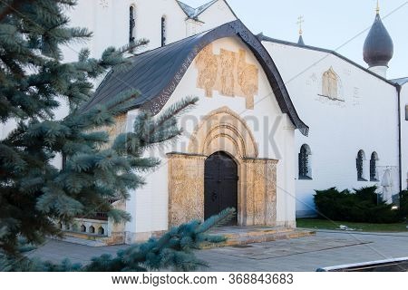 Entrance To The Church Of The Martha And Mary Convent Of Mercy With A Unique Entrance Framing Patter