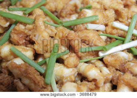 Жареные кальмары