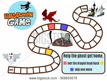 Halloween Ghost Board Vector &amp; Photo (Free Trial) | Bigstock