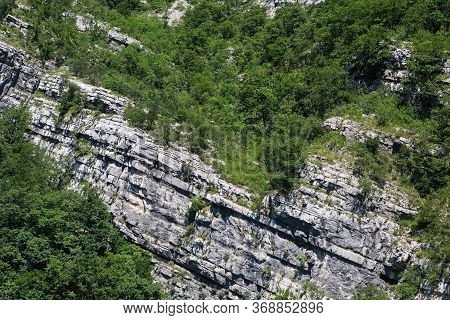 Dinaric Alps Or Dinarides Mountain Range In Bosnia And Herzegovina, Along The River Neretva