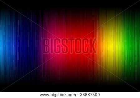 Streszczenie spektrum świecące tło.