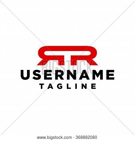 Creative Letter Rr Circle Logo Design Elements Vector Modern