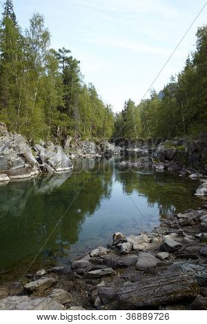 Fiume di Altai Kumir