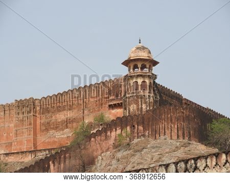Beautifoul Amber Fort Near Jaipur City In India. Rajasthan
