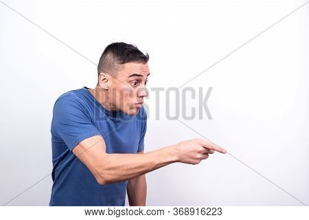 Man Scolding Someone