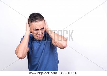 Man Disgusted By Noise