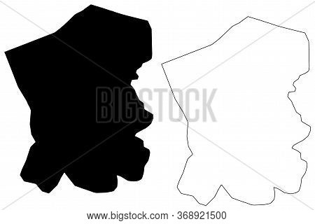 Bareilly City (republic Of India, Uttar Pradesh State) Map Vector Illustration, Scribble Sketch City