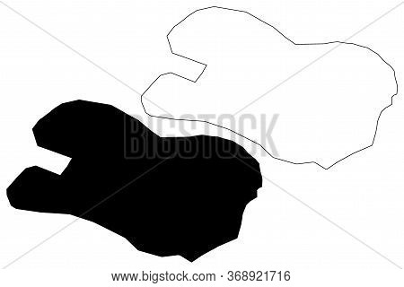 Hubli City (republic Of India, Karnataka State) Map Vector Illustration, Scribble Sketch City Of Hub