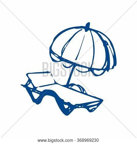 clip on deck chair parasol