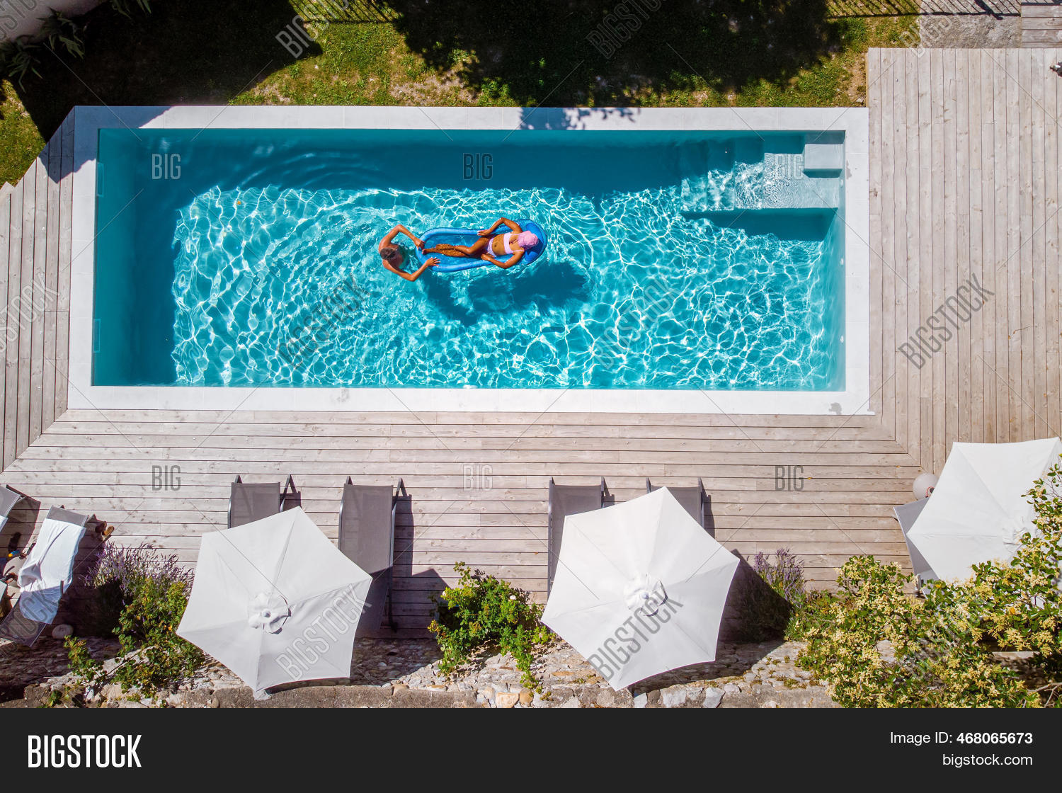 Two Person Swim Pool Image & Photo (Free Trial) | Bigstock