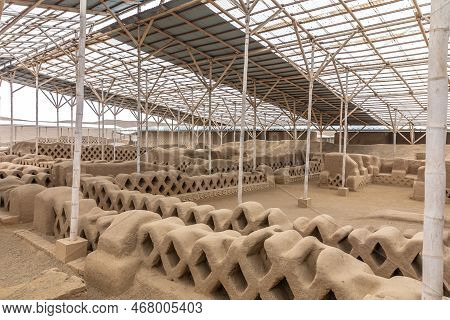 Sacred City Of Caral-supe Archaeological Site In Peru