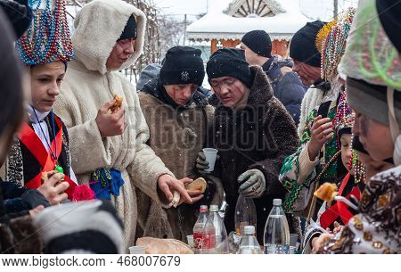 Malanka Or Generous Evening Is Ukrainian National And Church Holiday