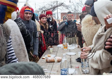 Malanka Or Generous Evening Is Ukrainian National And Church Holiday