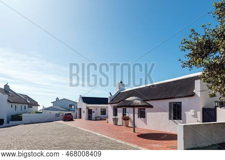 Arniston, South Africa - Sep 22, 2022: A Street Scene, With The Reception Office Of Arniston Seaside