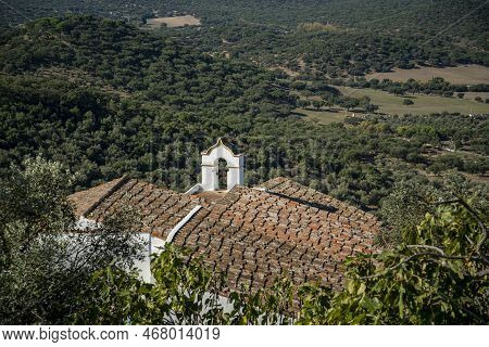 A Small Church In The Village Of Evoramonte In Alentejo In Portugal.  Portugal, Evoramonte, October,