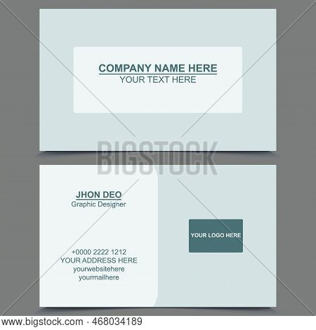 Standard Creative Minimal Business Vector Design Template.
Standard Uniqe Business Card