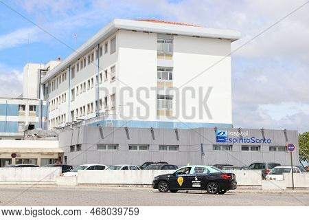 Evora, Portugal - June 3, 2018: Hospital Of Holy Spirit (portuguese: Hospital Da Espirito Santo) In 