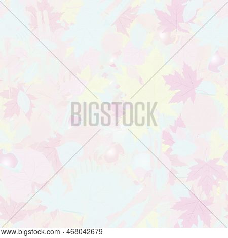 Background Pattern Abstract Design Texture. Seamless. Pastel. Theme Is About Gloves, Mountain, Beech