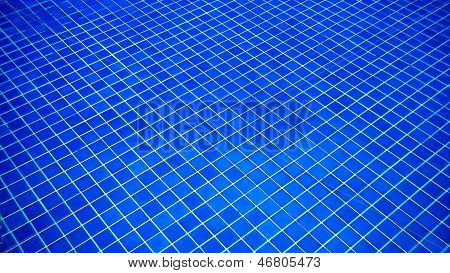 Blue Pool Tile Background